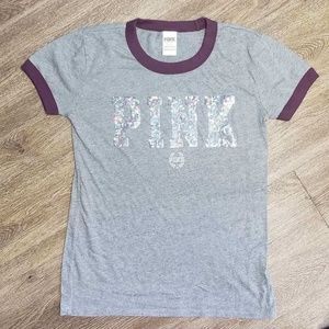Victoria Secret Pink S/s Top with Sequins